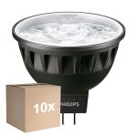 Voordeelpak 10x Philips Master LED Spot GU5.3 MR16 6.7W 440lm 24D - 930 Warm Wit | Beste Kleurweergave - Dimbaar - Vervangt 35W