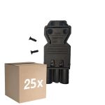 Voordeelpak 25x Noxion GST - Compatibel Verbindingsstuk - Mannelijk - 3 pole