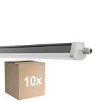 Voordeelpak 10x Ledvance Waterdicht Montagebalk Vochtbestendig FLEX Doorvoerbedrading PC 34W 5600lm - 840 Koel Wit | 120cm -Vervangt 2x36W