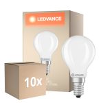 Voordeelpak 10x Ledvance Classic LED E14 Kogel Filament 5.9W 806lm - 827 Zeer Warm Wit | Dimbaar - Vervangt 60W