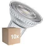 Voordeelpak 10x Ledvance LED Reflector GU10 PAR16 6.1W 575lm 60D - 940 Koel Wit| Dimbaar - Vervangt 80W