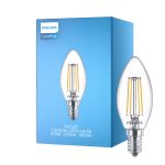 Philips Corepro LED Kaars E14 Filament Helder 4.3W 470lm - 840 Koel Wit | Vervangt 40W