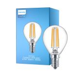Philips Corepro LED Lustre E14 Kogel Filament Helder 6.5W 806lm - 840 Koel Wit | Vervangt 60W