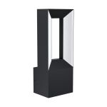 Eglo Wandlamp Riforano Aluminium Zwart 5W 550lm - 830 Warm Wit | IP44