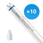 Voordeelpak 10x Philips LED Buis T8 MASTER (EM/Mains) High Output 12W 1575lm - 840 Koel Wit | 90cm - Vervangt 30W