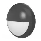 Noxion LED Bulkhead Pro V2 12/16/20W 2400lm - 830-840-865 CCT | 325mm - IP65 - Bewegings- en Lichtsensor + Ooglid Ring Zwart