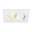 SLV New Tria Universeel 68 Spot Aluminium Wit Vierkant 8.6W 600lm 38D - 925-930-940 CCT | Zaagmaat 68mm - Beste Kleurweergave - Dimbaar 