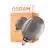Osram Vintage 1906 LED E27 Globe Filament Smoke 183mm 4W 110lm - 818 Zeer Warm Wit | Dimbaar - Vervangt 12W