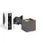 D'Lite Wandlamp Nova Aluminium Zwart Up & Down 4.9W 480lm - 830 Warm Wit | IP54 - Verstelbare Gradenbundel