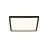 Nordlux LED Plafondlamp Oja 29 Vierkant Zwart 14.5W 1600lm - 830-840 CCT | 3-Staps Dimbaar 