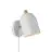 Nordlux Gaston Wandlamp Metaal en Hout Wit | Geschikt voor E27