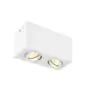SLV Triledo Dubbel Plafondlamp Aluminium Wit | Geschikt voor 2x GU10 