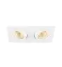 SLV New Tria 155 Spot Aluminium Wit Vierkant 13.6W 610lm 38D - 927 Zeer Warm Wit | Beste Kleurweergave - Dimbaar 