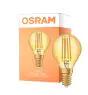 Osram Vintage 1906 LED E14 Kogel Filament Goud 4W 420lm - 825 Zeer Warm Wit | Vervangt 35W