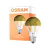 Osram Classic LED E27 Peer Filament Spiegel Goud 4W 400lm - 827 Zeer Warm Wit | Vervangt 35W