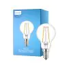 Philips Corepro LED Lustre E14 Kogel Filament Helder 2W 250lm - 827 Zeer Warm Wit | Vervangt 25W