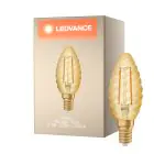 Ledvance Vintage 1906 LED E14 Kaars Goud 2.5W 220lm - 824 Zeer Warm Wit | Vervangt 25W