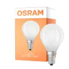 Osram LED Classic LED E14 Peer Filament Mat 3.8W 806lm - 840 Koel Wit | Vervangt 60W