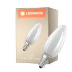 Ledvance LED Classic E14 Kaars Filament Mat 1.2W 255lm - 840 Koel Wit | Vervangt 25W