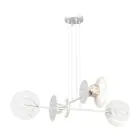 Emibig Hanglamp Xotic Staal Wit | Geschikt voor 4x E27 - Max 15W