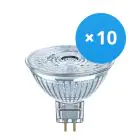 Voordeelpak 10x Osram Performance LED Spot Reflector GU5.3 MR16 5W 345lm 36D - 930 Warm Wit | Beste Kleurweergave - Dimbaar - Vervangt 35W