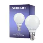 Noxion Lucent Lustre LED E14 Kogel Mat 4.5W 470lm - 827 Zeer Warm Wit | Vervangt 40W