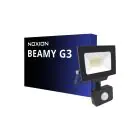 Noxion LED Floodlight Beamy G3 20W 2200lm 100D - 840 Koel Wit | IP44 - Bewegings- en Lichtsensor - Symmetrisch