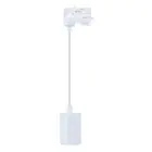 Noxion Railspot Hanglamp 3-Fase Aluminium Wit | Geschikt voor 1x GU10