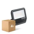 Voordeelpak 4x Ledvance LED Floodlight Aluminium Zwart 41W 6000lm 100D - 840 Koel Wit | IP66 - Symmetrisch