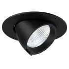 Noxion LED Spot Forza V2 Aluminium Zwart 28W 3300lm 36D - 930-940-957 CCT | 160mm - Zaagmaat 145mm - Beste Kleurweergave