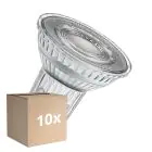 Voordeelpak 10x Ledvance LED PAR16 GU10 Reflector 7W 575lm 60D - 940 Koel Wit | Beste Kleurweergave - Dimbaar - Vervangt 80W