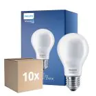 Voordeelpak 10x Philips Classic LED Lamp E27 Peer Mat 4.5W 470lm - 827 Zeer Warm Wit | Vervangt 40W