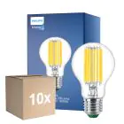 Voordeelpak 10x Philips MASTER LED Lamp Ultra Efficient E27 Peer Helder 7.3W 1535lm - 840 Koel Wit | Vervangt 100W