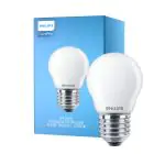 Philips Corepro LED Lustre E27 Kogel Mat 6.5W 806lm - 827 Zeer Warm Wit | Vervangt 60W