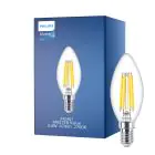 Philips MASTER Value LED Kaars E14 Filament Helder 3.4W 470lm - 927 | Beste Kleurweergave - Dimbaar – Vervangt 40W