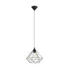 Eglo Hanglamp Tarbes Zwart | IP20 - Geschikt voor 1x E27 