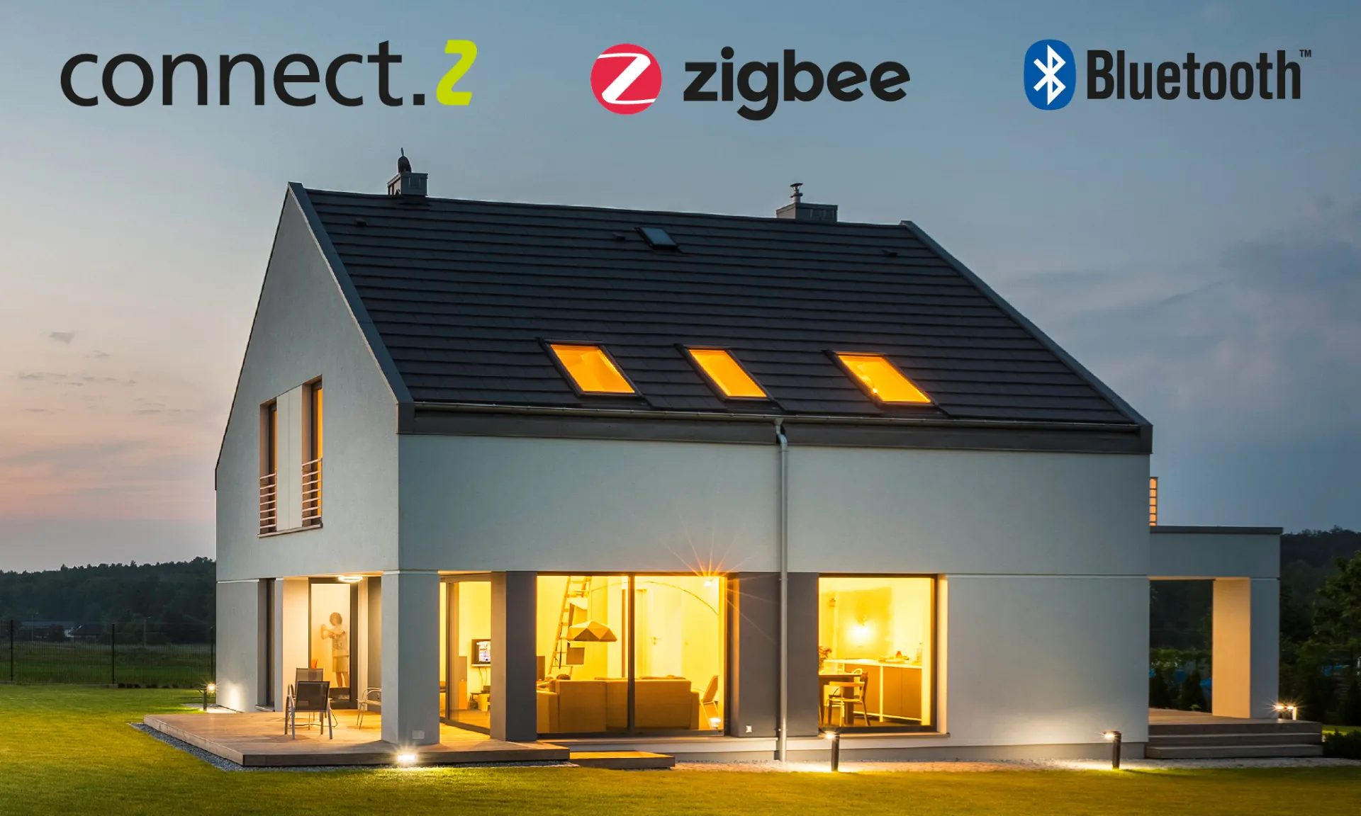 Huis met EGLO connect.z connectiviteit